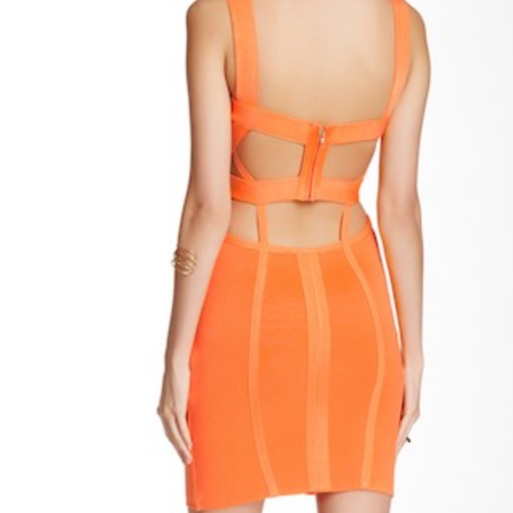 Caged Back Bandage Dress